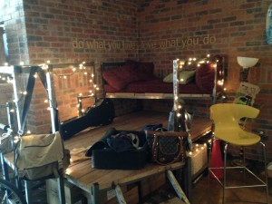 This is "the treehouse" where Brandi writes, thinks and hangs out.