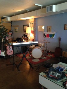 The B.Sue band setup.