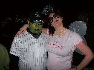 Halloween 2008 - and yes, the two of us are now parents.