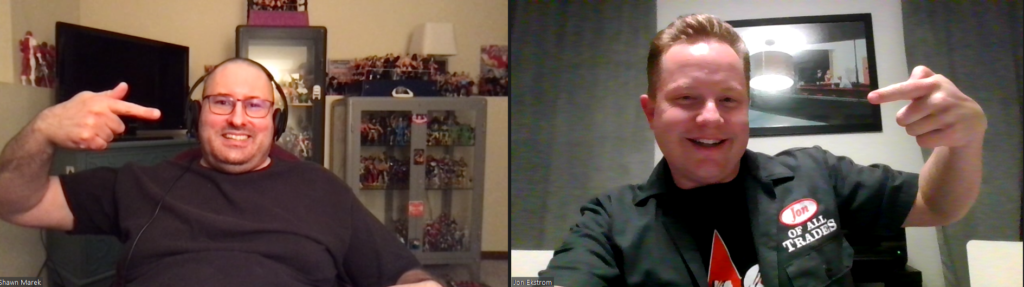 Shawn Marek is a Podcast Engineer for WWE and he returns for his second appearance on the Jon of All Trades Podcast debuting April 21, 2021.